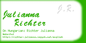 julianna richter business card